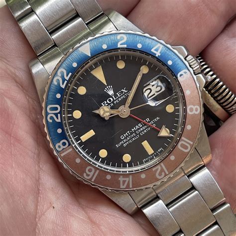 1970 rolex gmt|vintage rolex 70s price.